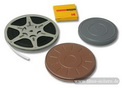 Verschiedene Schmalfilmspulen